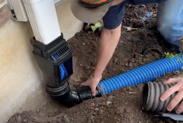 Downspout-drainage-Tampa-House-florida-1