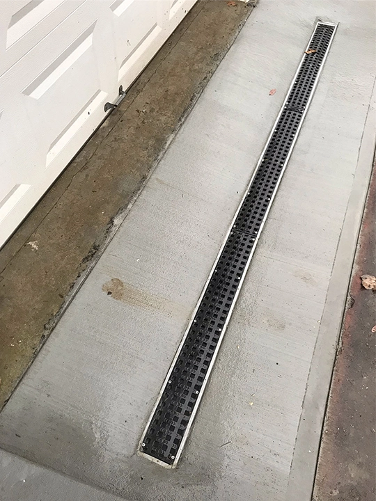 channel drains service in Florida house